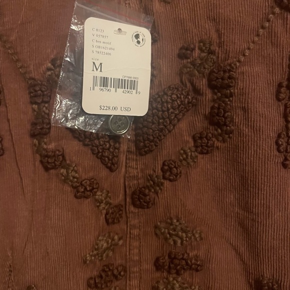 Free People Embroidered Corduroy Jumpsuit - Picture 4 of 5